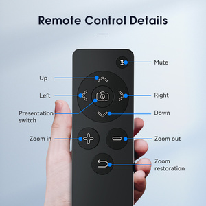 Cámara Web para Computadora <span class=keywords><strong>de</strong></span> 30 fps y 4K para Transmisión en Vivo, Enseñanza en Línea, Creación <span class=keywords><strong>de</strong></span> Contenido, con Micrófono y Altavoz Integrado - Product Image 5