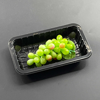 Barquette alimentaire en plastique recyclable personnalisée, emballage pour viande fraîche et fruits en supermarché