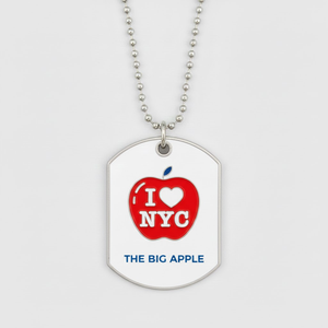 สร้อยคอจี้โลหะชุบนิกเกิลแบบนูนลายสั่งทำพิเศษจากโรงงานโดยตรง พร้อมสายลูกปัด - Product Image 2