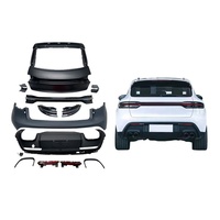 Kit de carrocería para modificación de coches 2014-2018, modelo 2023: Parachoques trasero, luces traseras, intermitentes, kits de carrocería, recortes para luces antiniebla de fácil instalación.