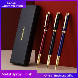 कस्टम लोगो उपहार बॉक्स के साथ कस्टम लोगो उपहार बॉक्स के साथ धातु पेन डिजाइन 0.5 मिमी nb <span class=keywords><strong>f</strong></span> प्रकार अन्य धातुओं की टिप - Product Image 2