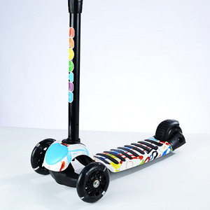 Trottinette pour enfants à 3 roues, hauteur réglable, légère, pour les enfants de 1 à 12 ans, utilisation en extérieur - Product Image 2