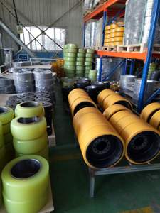 Jungheinrich piezas de la carretilla elevadora neumático de la PU de polietileno de 82x70-74-13 carga modelo de rueda de JH50440837 parte No.50440837 - Product Image 3