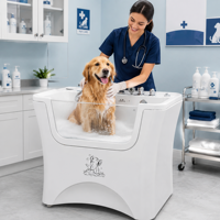 Système de tuyau à connexion rapide Dpbathe pour machine à laver les chiens, pour une installation facile