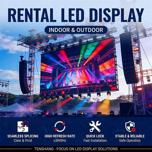 Led Display Screen P3.91 Indoor Event Led Video Wall Panel Outdoor Stage Rental Screen for Concert P3 Outdoor Led Display Screen
