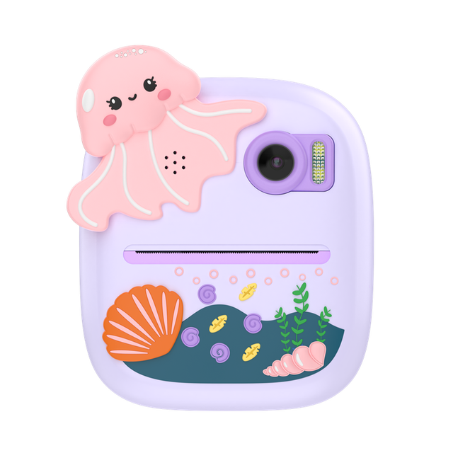 2025 Fashion Christmas Products Cute Kid Toy Camera Cartoon Instant Print Film Camera Children Paper Shoot Camera Printer