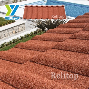 Tejas Metálicas con Recubrimiento de Piedra de Color Azul Puro Milano, para Techos de Casas Prefabricadas, Lámina de Techo de Galvalume, <span class=keywords><strong>Venta</strong></span> Directa de Fábrica - Product Image 2