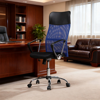Chaise de bureau ergonomique en maille respirante, pivotante et réglable, avec roulettes, pour bureau et atelier – Vente en gros usine