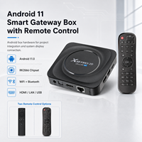 TV Box Android 11 con WiFi de Doble Banda y 8K, Control Remoto IR para Suministro de Proyectos OEM