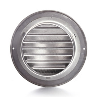 Grilles d'aération pour climatiseurs Grille d'air ronde externe pour plafond Diffuseur d'aération en acier inoxydable pour systèmes HVAC