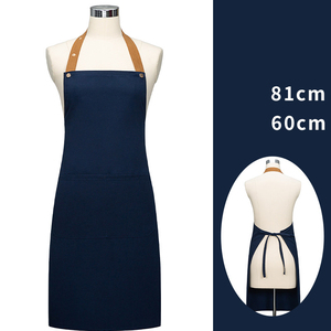 Delantales de Cocina Personalizados con Logotipo K401 para <span class=keywords><strong>Mujer</strong></span> y Hombre, Delantal de Trabajo para Chef, Restaurante, Bar, Tienda, Cafetería, Salón de Belleza, Estudio de Uñas, Uniforme - Product Image 5