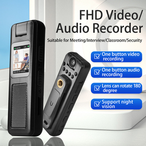 Cámara de cuerpo portátil de calidad 1080p Hd pluma de grabación de reducción de ruido inteligente grabadora de voz de vídeo - Product Image 2