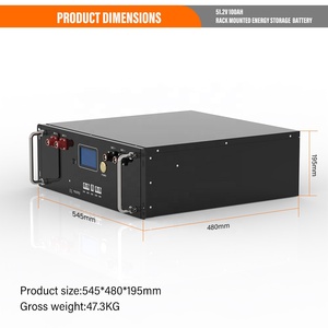 Batería de Iones de Litio con 10 Años de Garantía, 51.2V 48v 100ah 200ah 280Ah para Telecomunicaciones/UPS/Almacenamiento de Energía Solar - Product Image 5