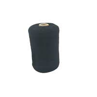 Fil de caoutchouc polyester noir 100 #/75/75 fil de caoutchouc fil élastique de haute qualité pour la production de chaussettes
