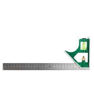 Hot Sale HANS.w High Quality Combination Square Angle Ruler with Bubble Level Measuring Tools Level Measurement for Carpentry