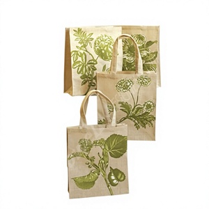 Sac en jute écologique, sac de shopping avec logo personnalisé, sac fourre-tout réutilisable en jute, sac en jute promotionnel, sac de shopping en jute en gros - Product Image 1