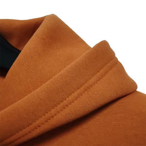 Coton de luxe personnalisé brodé pour hommes poids lourd coupe régulière mode Streetwear pull à capuche pour l'automne - Product Image 2