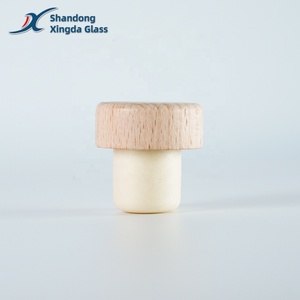 <span class=keywords><strong>Bouchon</strong></span> de bouteille en <span class=keywords><strong>bois</strong></span> en forme de T en gros, en stock, pour bouteilles de tequila/vodka, avec fonction anti-déversement, taille et logo personnalisables - Product Image 1