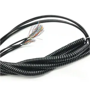 Cable espiral de resorte para mpg, 15 núcleos, buena flexibilidad y elasticidad, 3-4m