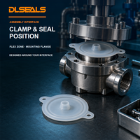Diaphragme de valve en silicone moulé sur mesure pour le contrôle des fluides des dispositifs médicaux, composants OEM de précision, fourniture basée sur plans