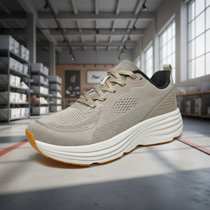 Chaussures en gros à semelle élargie, respirantes en maille, tendance mode, grandes tailles, chaussures pieds nus pour hommes, taille EU 46 Pro - Product Image 1