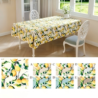 Nappe de table rectangulaire en PVC de luxe, imperméable, anti-taches, résistante à l'huile, écologique, lavable, pour la maison et la salle à manger, usage quotidien
