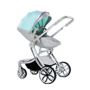 Promotion <span class=keywords><strong>luxe</strong></span> haut paysage bébé poussette léger buggy voyage landau <span class=keywords><strong>2</strong></span> en 1 bébé poussette à vendre - Product Image 2