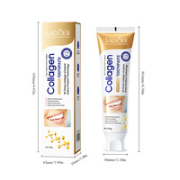 Dentifrice blanchissant au collagène osseux SADOER 100g, dentifrice nettoyant