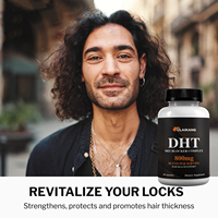 Capsules anti-chute de cheveux à marque privée DHT Saw Palmetto : favorisent la croissance des cheveux, renforcent la santé capillaire, prévention de la calvitie chez l'adulte