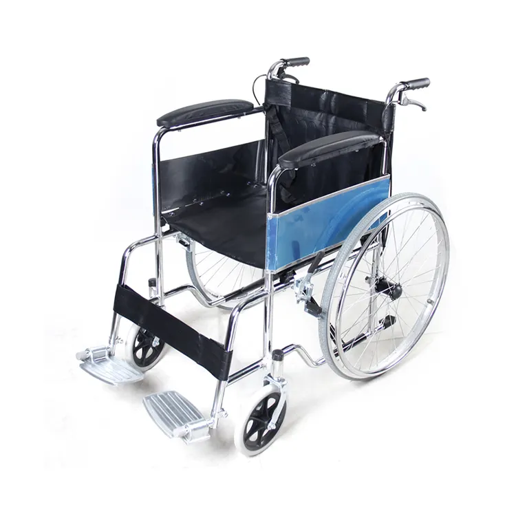 Foldable Manual Wheel Chair with Adjustable Tilt and Smooth Wheels