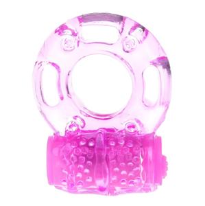 Anillo vibrador de cristal fino de larga duración para hombres, condón de roca de mariposa, producto sexual para hombres - Product Image 3