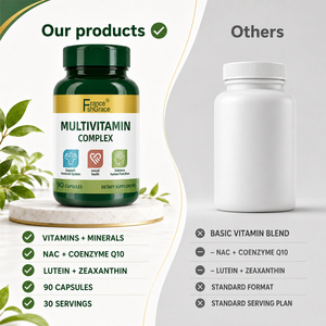 Vente en gros de compléments multivitaminés Shecome, fabricant de minéraux, antioxydants, santé immunitaire, 90 capsules de complexe multivitaminé - Product Image 3