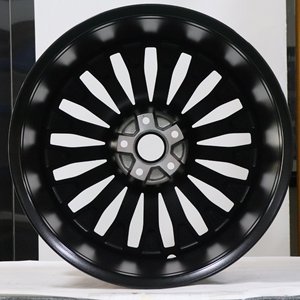 Nouvelles jantes en alliage forgées à flux continu, personnalisées OEM, noires, à face usinée, multi-rayons, 18-<span class=keywords><strong>22</strong></span> pouces, 5x112/120, pour voitures particulières et SUV - Product Image 4