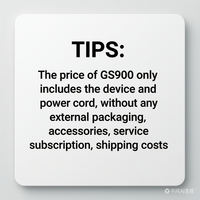 Rastreador GPS GS900 Mini 4G LTE con 1 Año de Plataforma Gratuita, Aplicación Android y Almacenamiento en la Nube, Alerta en Tiempo Real para Flotas/Autos/Logística
