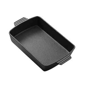 Factory Direct Sales Cast Iron No Coating Roast Fish Frying <strong>Pan</strong> Thickened Heat <strong>Preservation</strong> Non-stick Rectangular Baking <strong>Pan</strong> - Product Image 4