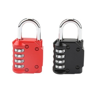 Combination Padlock 4 Digit Zinc Alloy Resettable <b>Lock</b> For Gym Cabinet <b>Window</b> Travel Use - Product Image 3