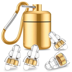 Tapones para los Oídos de Silicona Suave de 24dB, 2 Pares, Alta Fidelidad, Impermeables, Reducción de Ruido, para Conciertos y Tiro - Product Image 6