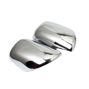 Tapas de cubierta de espejo lateral cromado, carcasa para <span class=keywords><strong>Toyota</strong></span> Land Cruiser <span class=keywords><strong>Prado</strong></span> 120 2003-2009, accesorios interiores de espejo lateral de puerta - Product Image 2