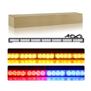 28 Wát Xe LED cảnh báo an ninh nhấp nháy ánh sáng thanh hàng duy nhất siêu sáng <span class=keywords><strong>DRL</strong></span> nhấp nháy khẩn cấp ánh sáng đèn - Product Image 1