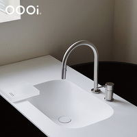 Mélangeur de cuisine salle de bain en acier inoxydable doré mitigeur robinet chaud et froid robinet d'évier à tirette