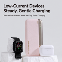 Batterie externe haute capacité 20000 mAh avec charge rapide 20W, écran LED, entrée Micro USB et Type-C