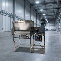 Prix des mélangeurs horizontaux pour amidon alimentaire, mélangeur industriel à double ruban