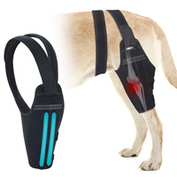 Attelle de genou pour chien Hiphoppet de haute qualité, soutien pour pattes arrière, réduit la douleur, réglable, imperméable et respirante