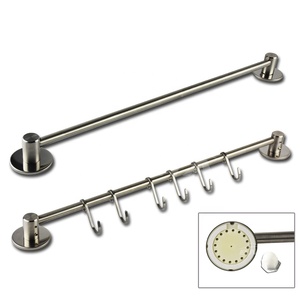 Sans clou <span class=keywords><strong>mural</strong></span> <span class=keywords><strong>pot</strong></span> cintre Outils crochets en acier inoxydable Sans Perçage ustensiles de cuisine <span class=keywords><strong>support</strong></span> suspendu - Product Image 2