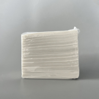 Linge comme jetable non pelucheux Restaurant blanc Airlaid serviettes pure pâte de bois dîner serviette non tissé serviette