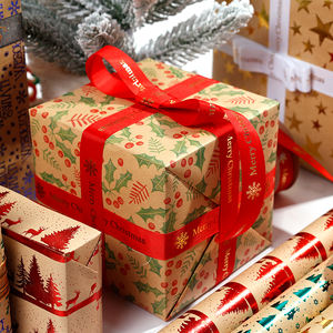 Disposable Wrapping Paper Rolls <b>Christmas</b> Packaging Design Brief - Product Image 2
