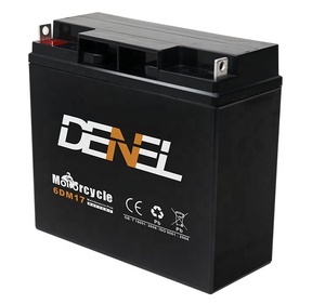 <span class=keywords><strong>Batterie</strong></span> de <span class=keywords><strong>moto</strong></span> DENEL neuve <span class=keywords><strong>12V</strong></span> 6DM17 <span class=keywords><strong>17AH</strong></span> entièrement scellée au plomb-acide, sans évaporation d'électrolyte, pour toutes les conditions météorologiques, stockage hors route - Product Image 4