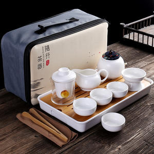 ชุดน้ำชาจีน ชุดกงฟู ชุดกาน้ำชาพกพา พร้อมที่กรองชา บรรจุในถุงของขวัญ - Product Image 2