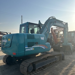Precio de fábrica Excavadora usada SWE90E 9Ton Excavadora hidráulica sobre orugas Mini con EPA CE Euro 5 para Venta barata - Product Image 2