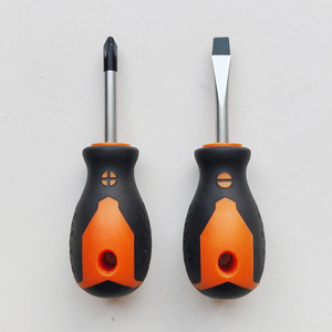 Vanadium Steel Screwdriver 6x38 Dual Head Phillips Flat Magnetic Anti Slip Handle Set Metric Tool - Product Image 1